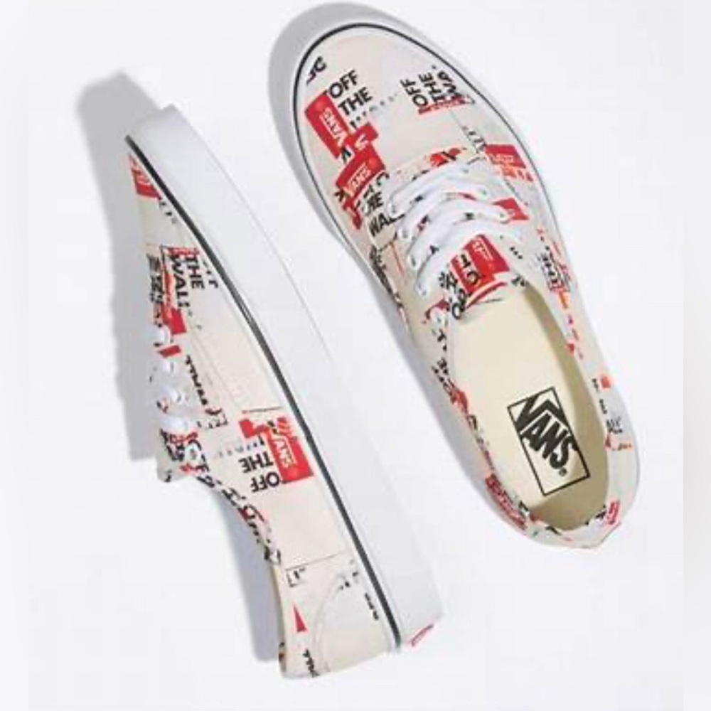 Vans Off The Wall Packing Tape Graphic Sneakers, NWB Women’s Size 7